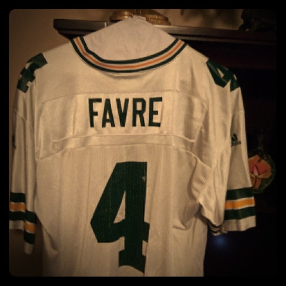 2004 green bay packer brett Favre #4 away jersey